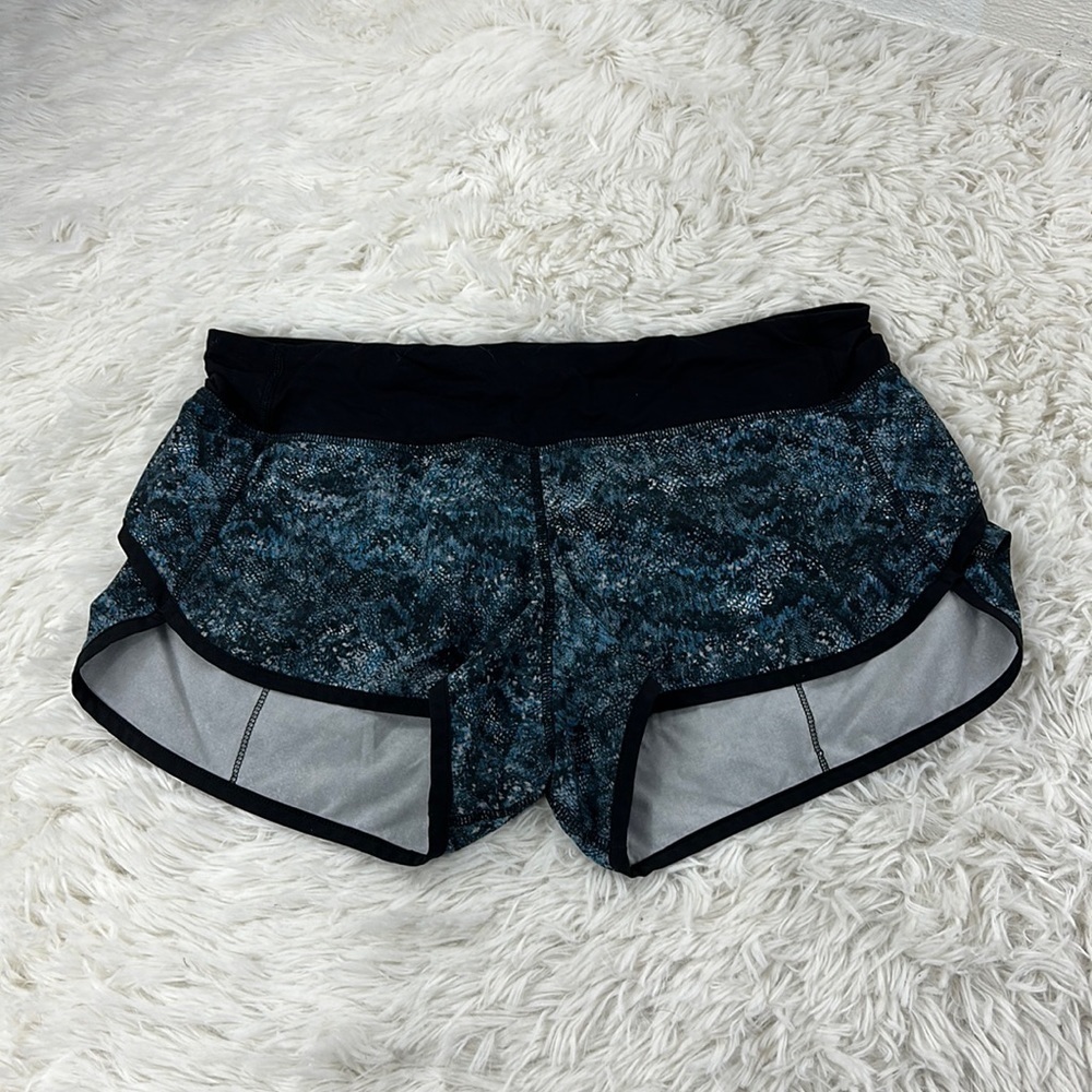 Lululemon Speed Short (2 1/2") Fairisle Multi Black / Black